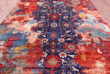 Persian Fine Serapi Hand Knotted Wool Rug - 9' 7" X 13' 6" - Golden Nile