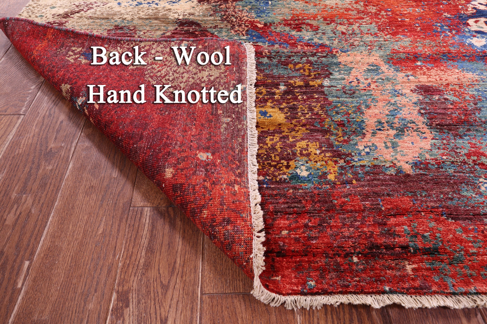 Persian Fine Serapi Hand Knotted Wool Rug - 9' 7" X 13' 6" - Golden Nile