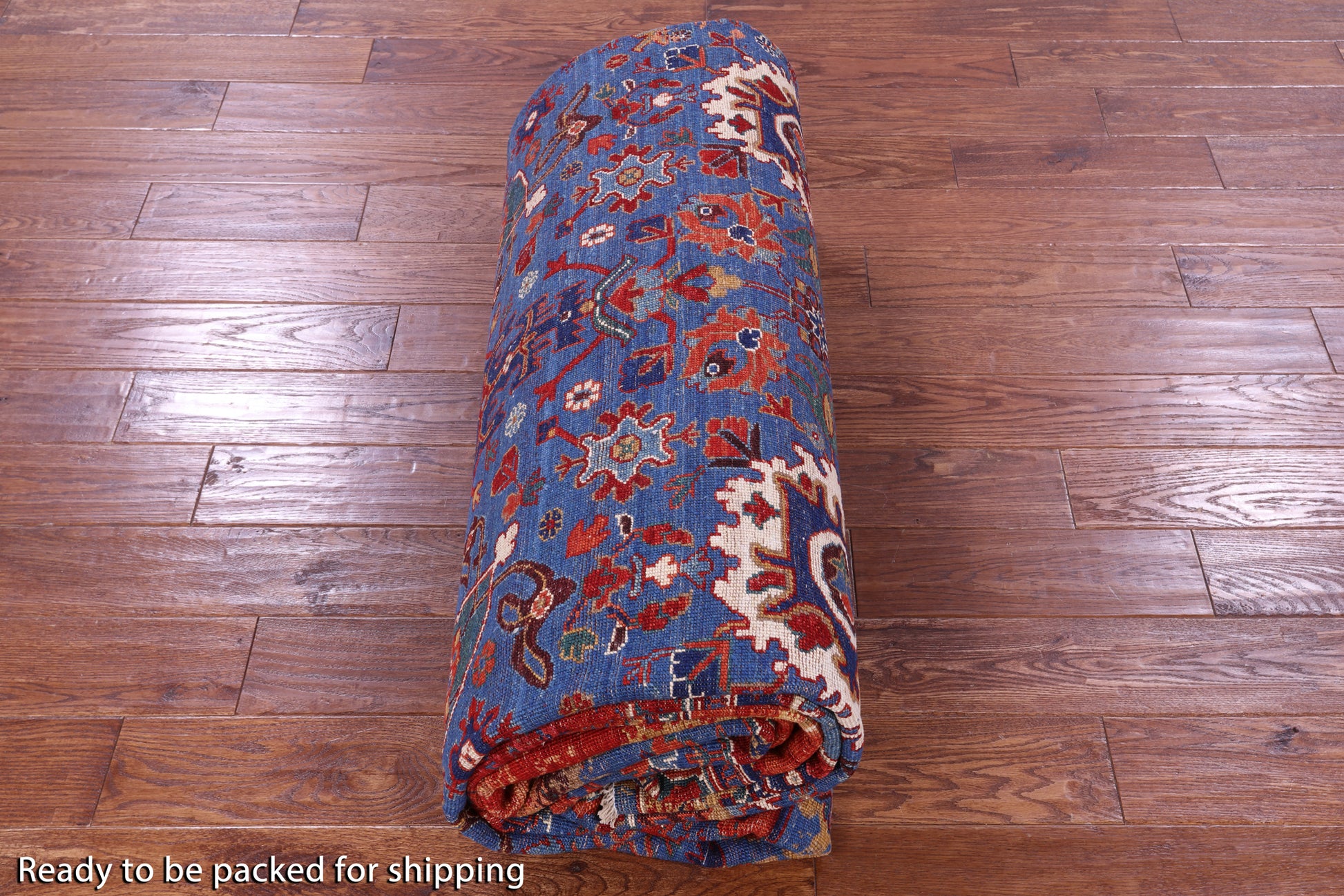 Persian Fine Serapi Hand Knotted Wool Rug - 9' 10" X 13' 8" - Golden Nile