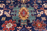 Blue Persian Fine Serapi Handmade Wool Rug - 11' 11" X 14' 10" - Golden Nile