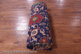 Blue Persian Fine Serapi Handmade Wool Rug - 11' 11" X 14' 10" - Golden Nile