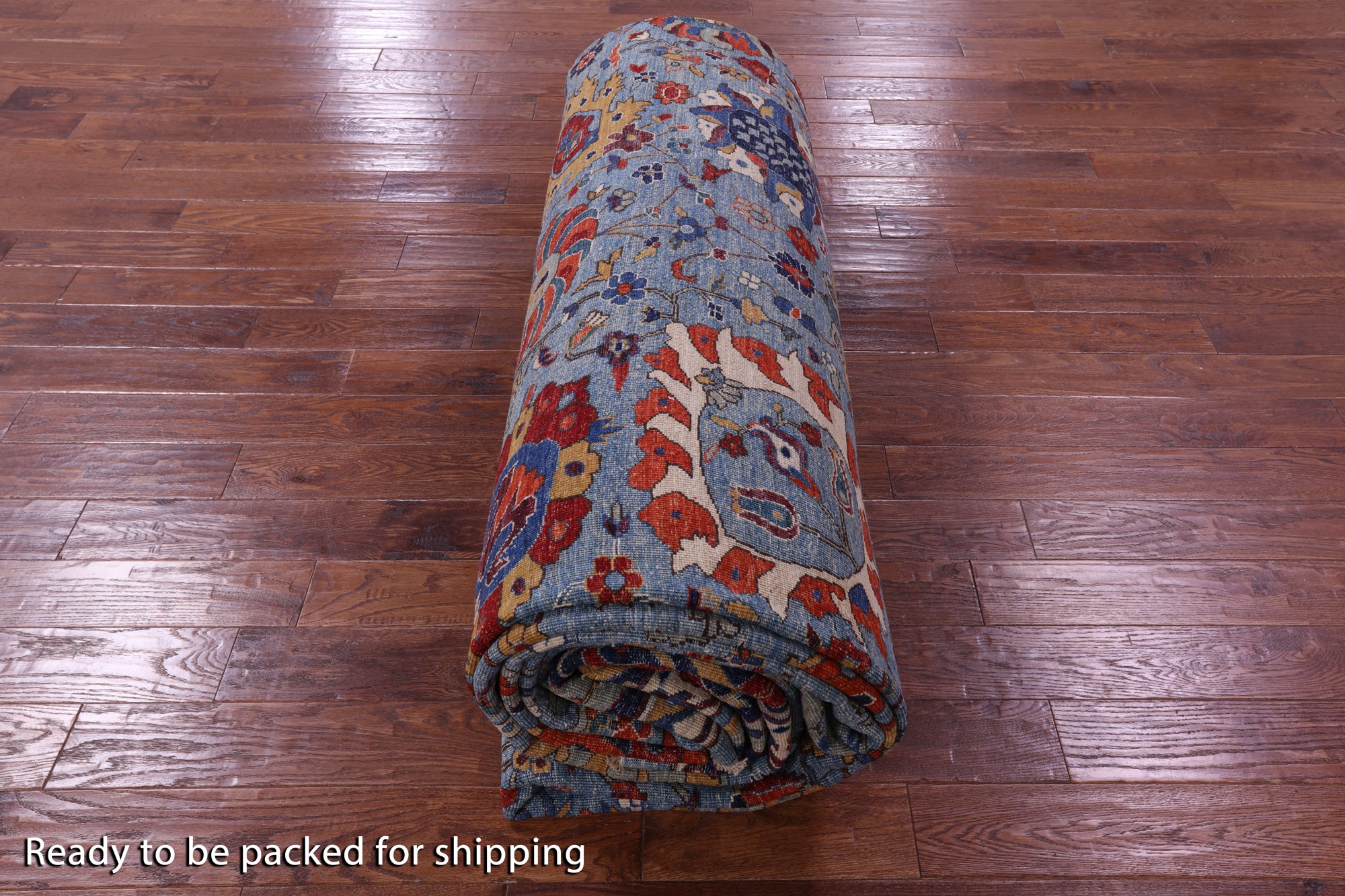 Persian Fine Serapi Handmade Wool Rug - 14' 4" X 24' 3" - Golden Nile