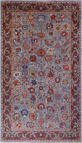Persian Fine Serapi Handmade Wool Rug - 14' 4