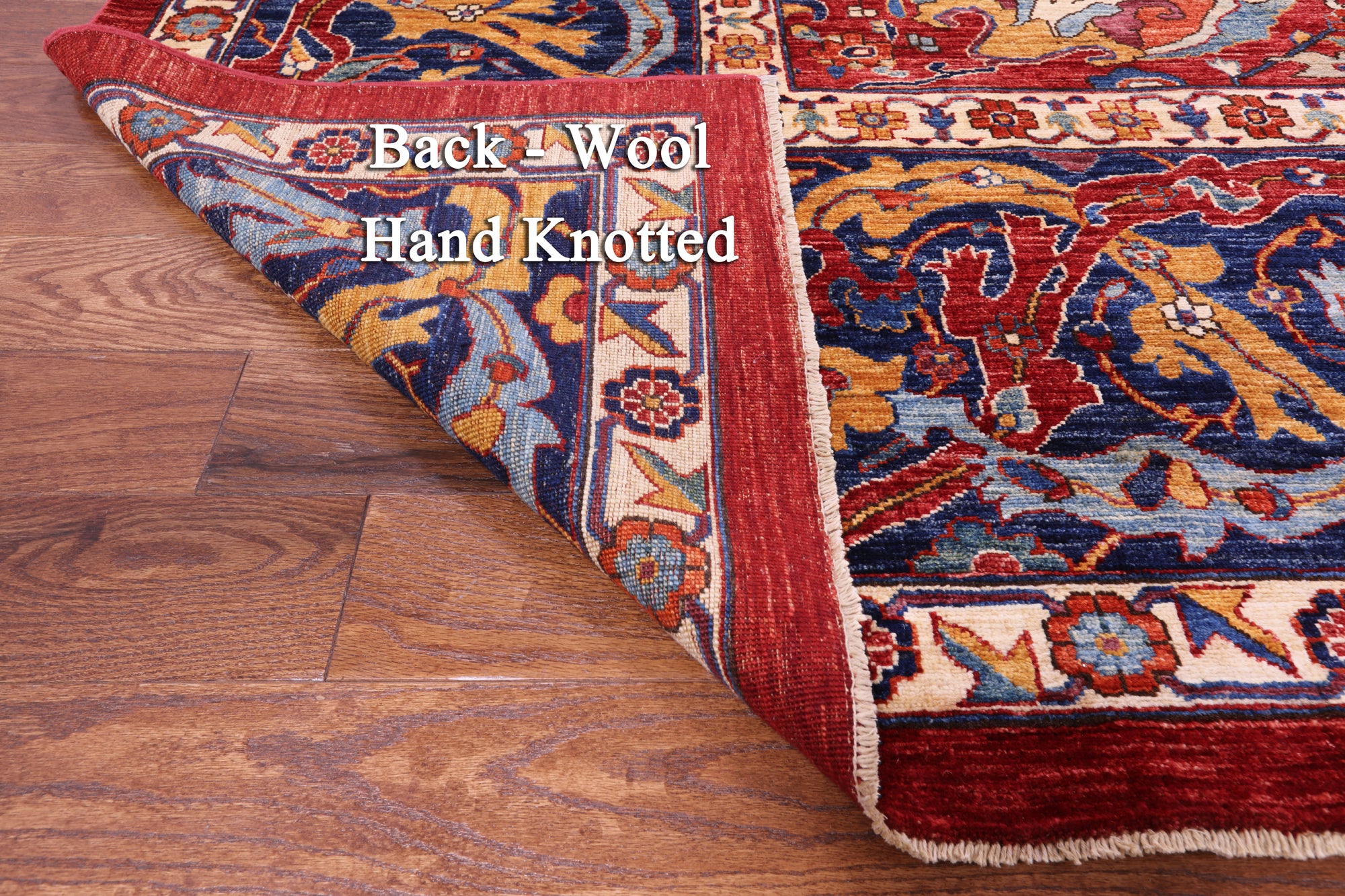 Persian Fine Serapi Hand Knotted Wool Rug - 14' 7" X 24' 1" - Golden Nile