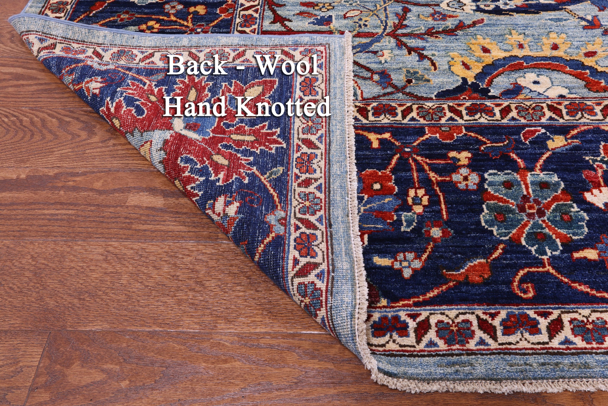 Persian Sickle Leaf Hand Knotted Wool Rug - 16' 3" X 22' 5" - Golden Nile