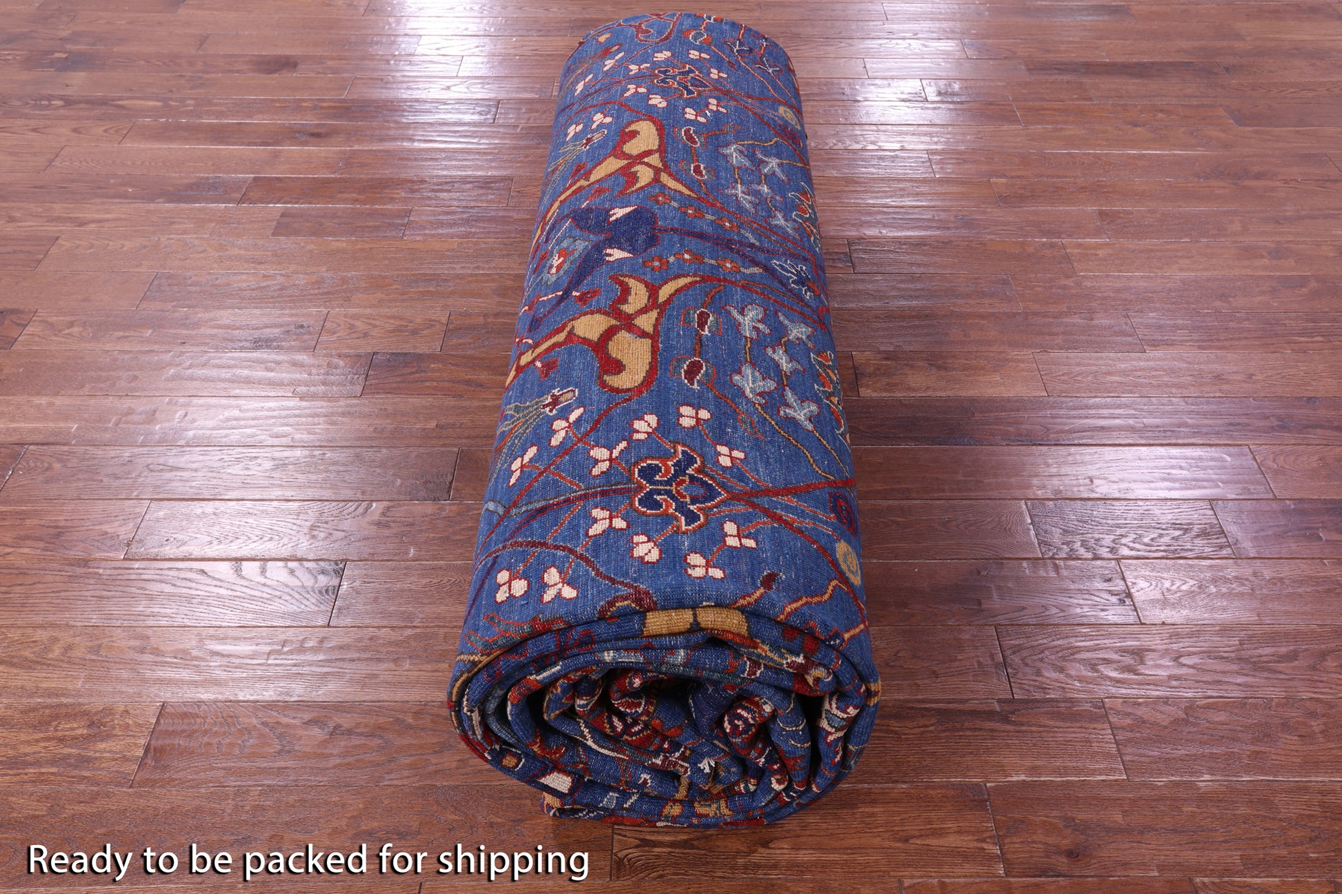 Persian Fine Serapi Hand Knotted Wool Rug - 13' 9" X 23' 5" - Golden Nile