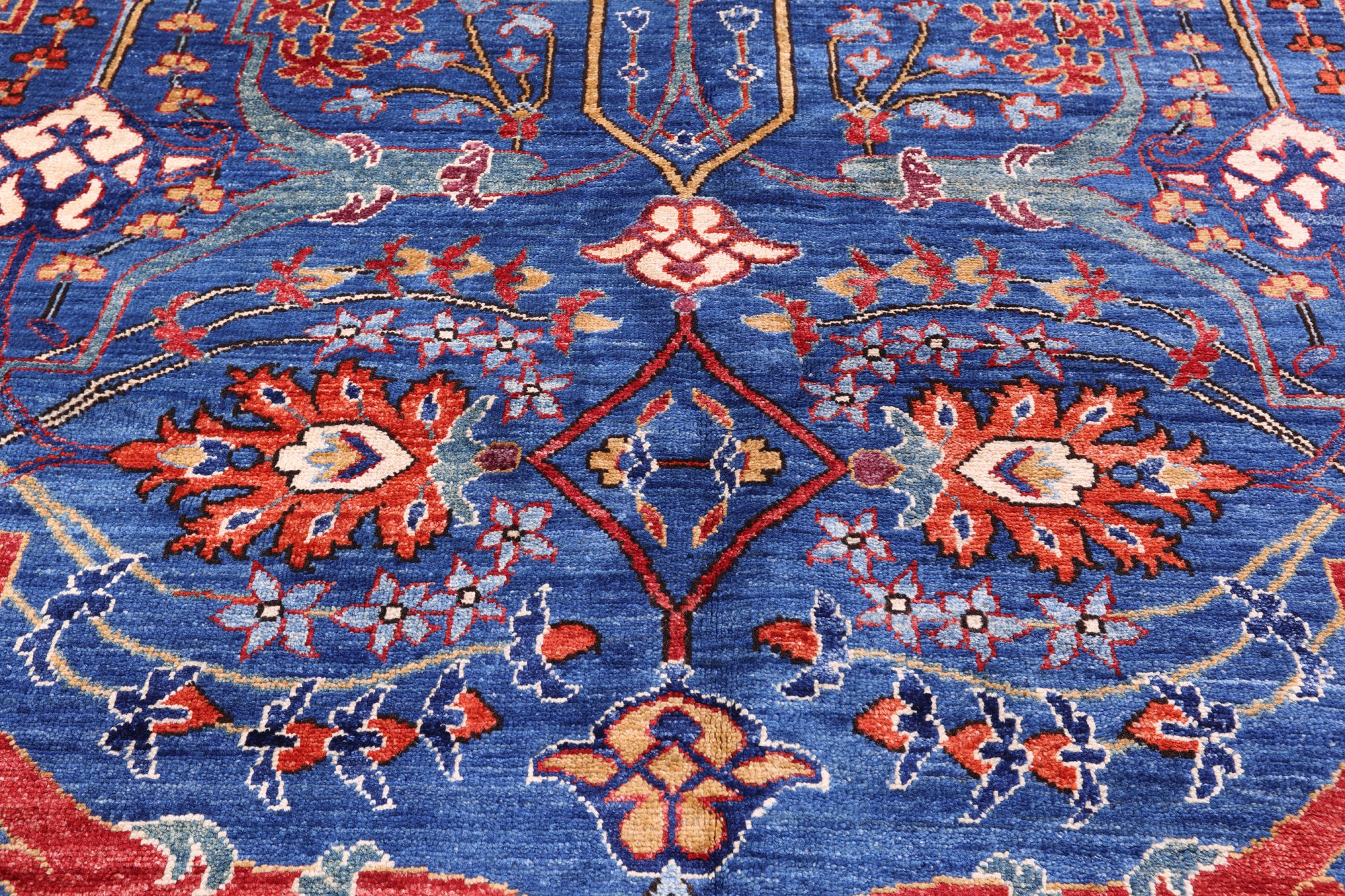 Persian Fine Serapi Hand Knotted Wool Rug - 13' 9" X 23' 5" - Golden Nile