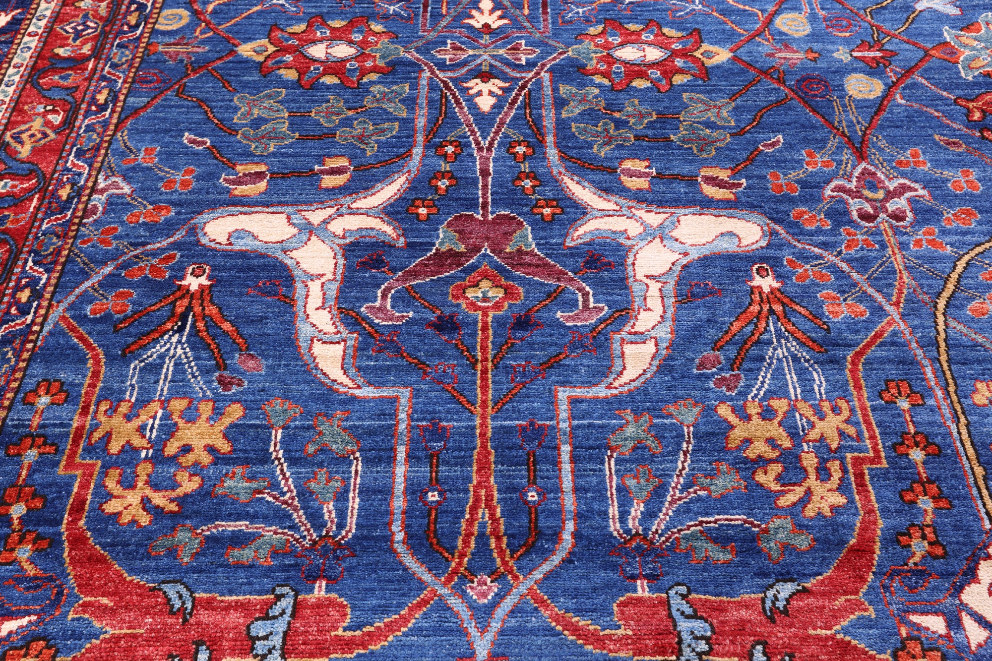 Persian Fine Serapi Hand Knotted Wool Rug - 13' 9" X 23' 5" - Golden Nile