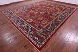 Persian Fine Serapi Hand Knotted Wool Rug - 11' 10" X 14' 8" - Golden Nile