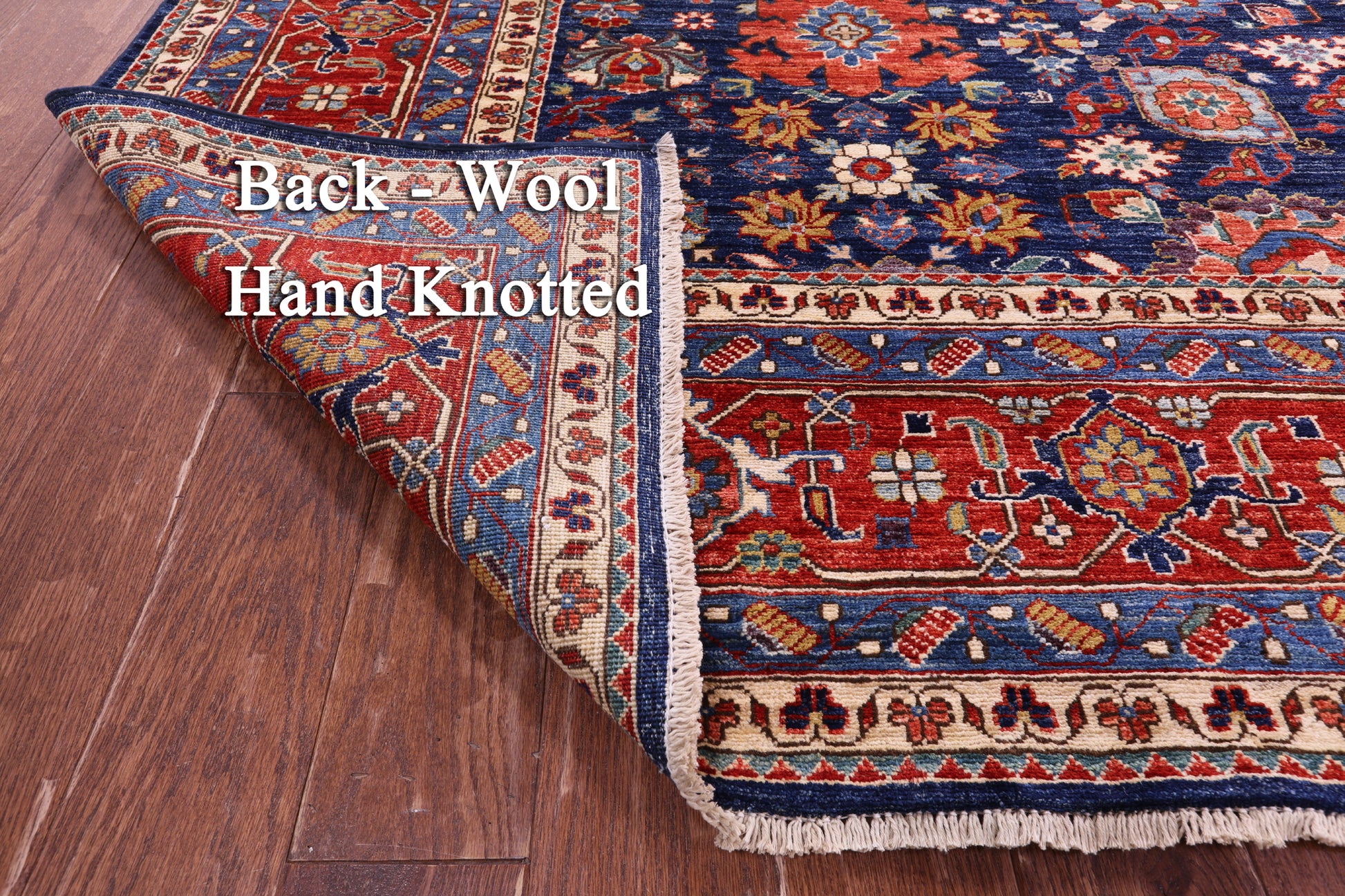 Persian Fine Serapi Hand Knotted Wool Rug - 11' 10" X 14' 9" - Golden Nile