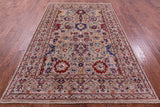 Persian Fine Serapi Handmade Wool Rug - 5' 10" X 8' 11" - Golden Nile