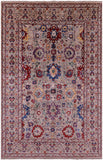 Persian Fine Serapi Handmade Wool Rug - 5' 10" X 8' 11" - Golden Nile