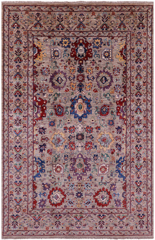 Persian Fine Serapi Handmade Wool Rug - 5' 10