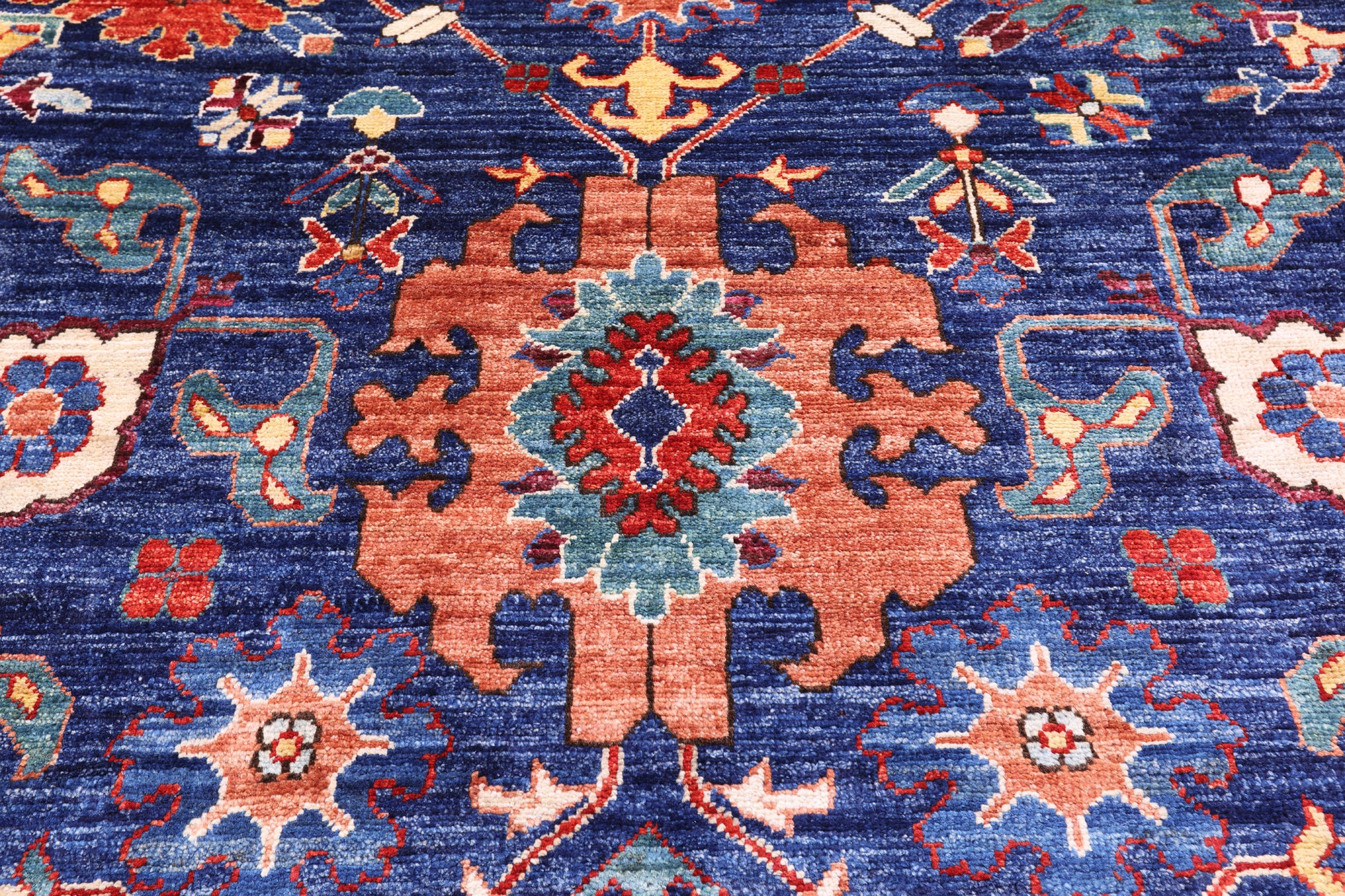 Persian Fine Serapi Hand Knotted Wool Rug - 11' 10" X 14' 11" - Golden Nile