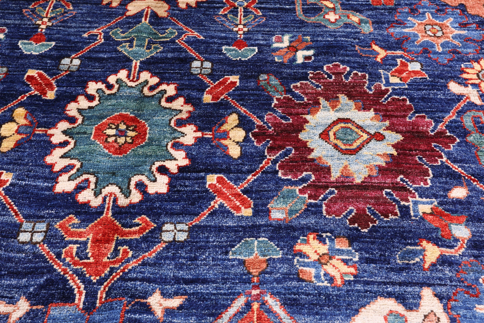 Persian Fine Serapi Hand Knotted Wool Rug - 11' 10" X 14' 11" - Golden Nile