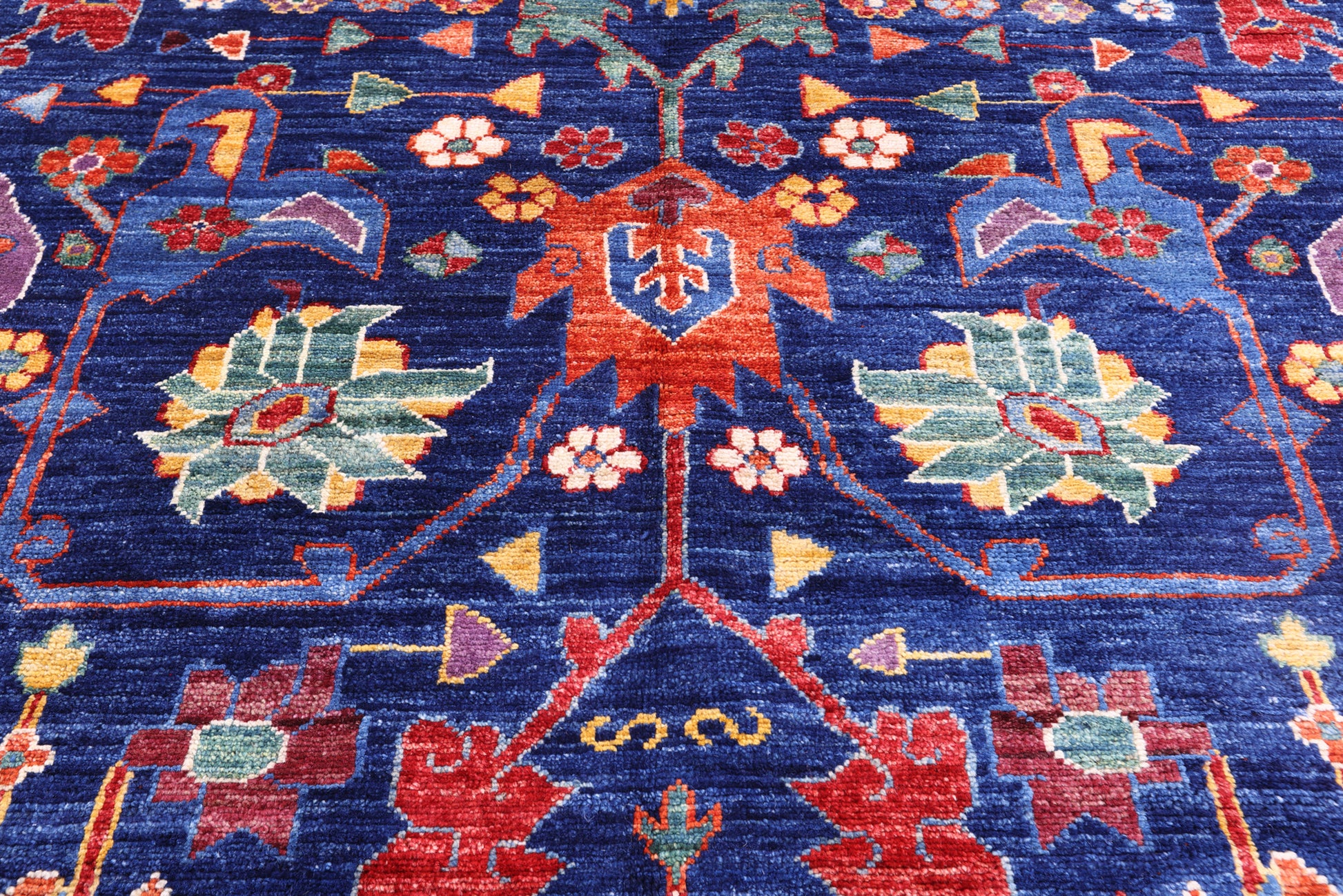 Persian Fine Serapi Handmade Wool Rug - 11' 9" X 15' 0" - Golden Nile