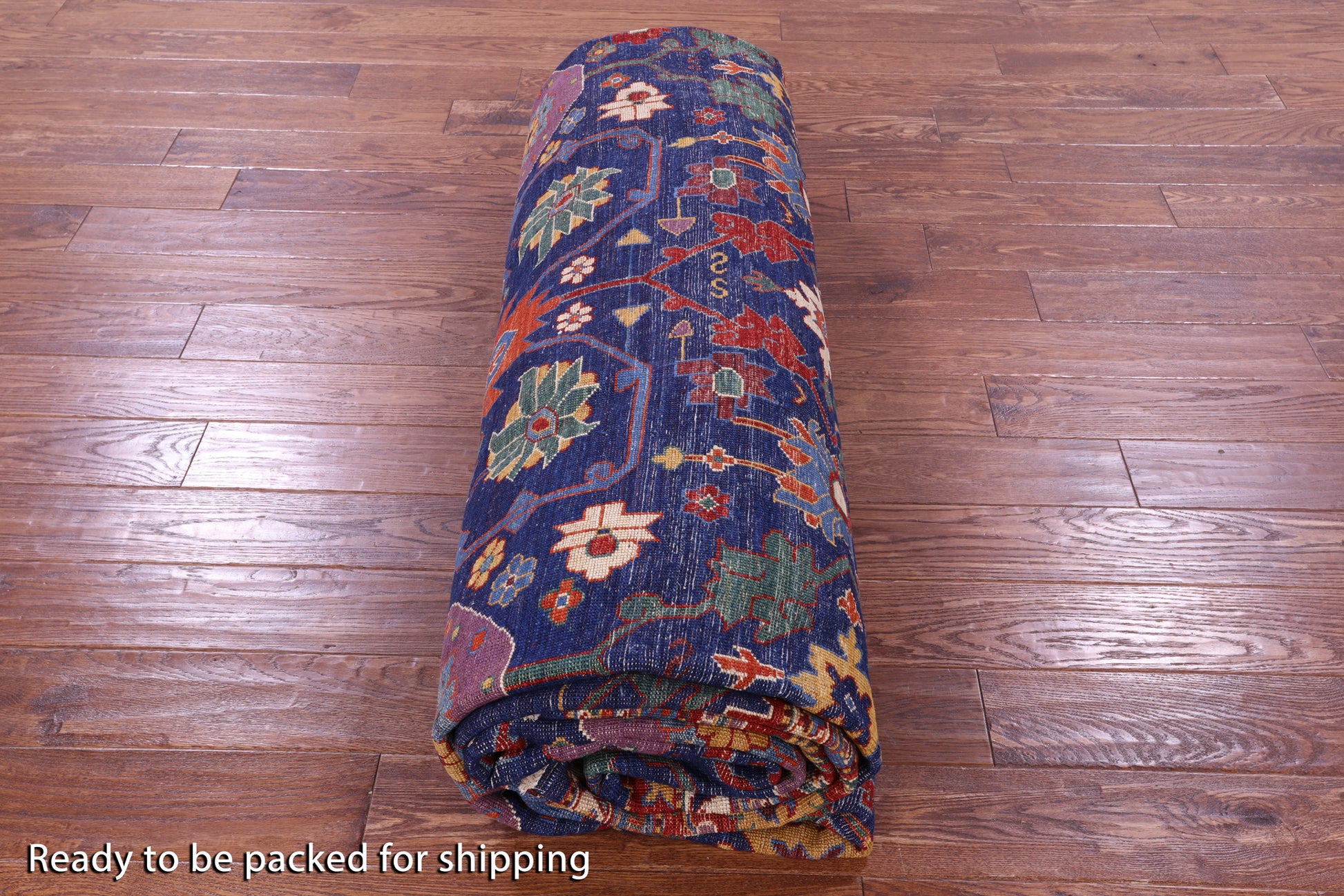 Persian Fine Serapi Handmade Wool Rug - 11' 9" X 15' 0" - Golden Nile