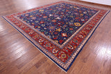 Persian Fine Serapi Handmade Wool Rug - 11' 9" X 15' 0" - Golden Nile