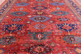 Persian Fine Serapi Hand Knotted Wool Rug - 11' 7" X 14' 8" - Golden Nile