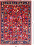 Persian Fine Serapi Hand Knotted Wool Rug - 9' 9" X 13' 8" - Golden Nile