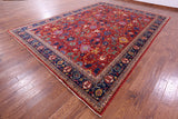 Persian Fine Serapi Hand Knotted Wool Rug - 9' 9" X 13' 8" - Golden Nile