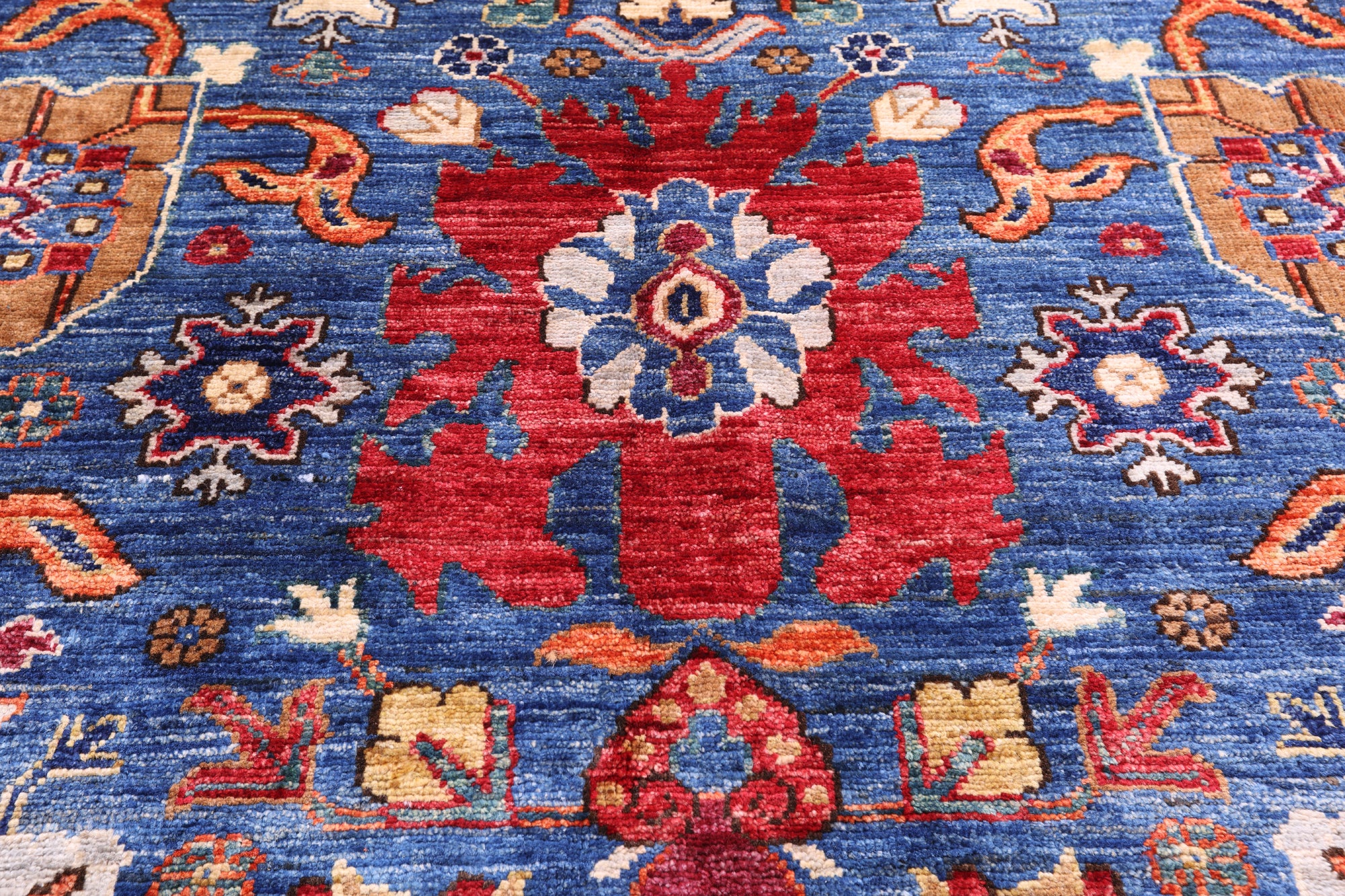 Persian Fine Serapi Handmade Wool Rug - 11' 9" X 14' 9" - Golden Nile