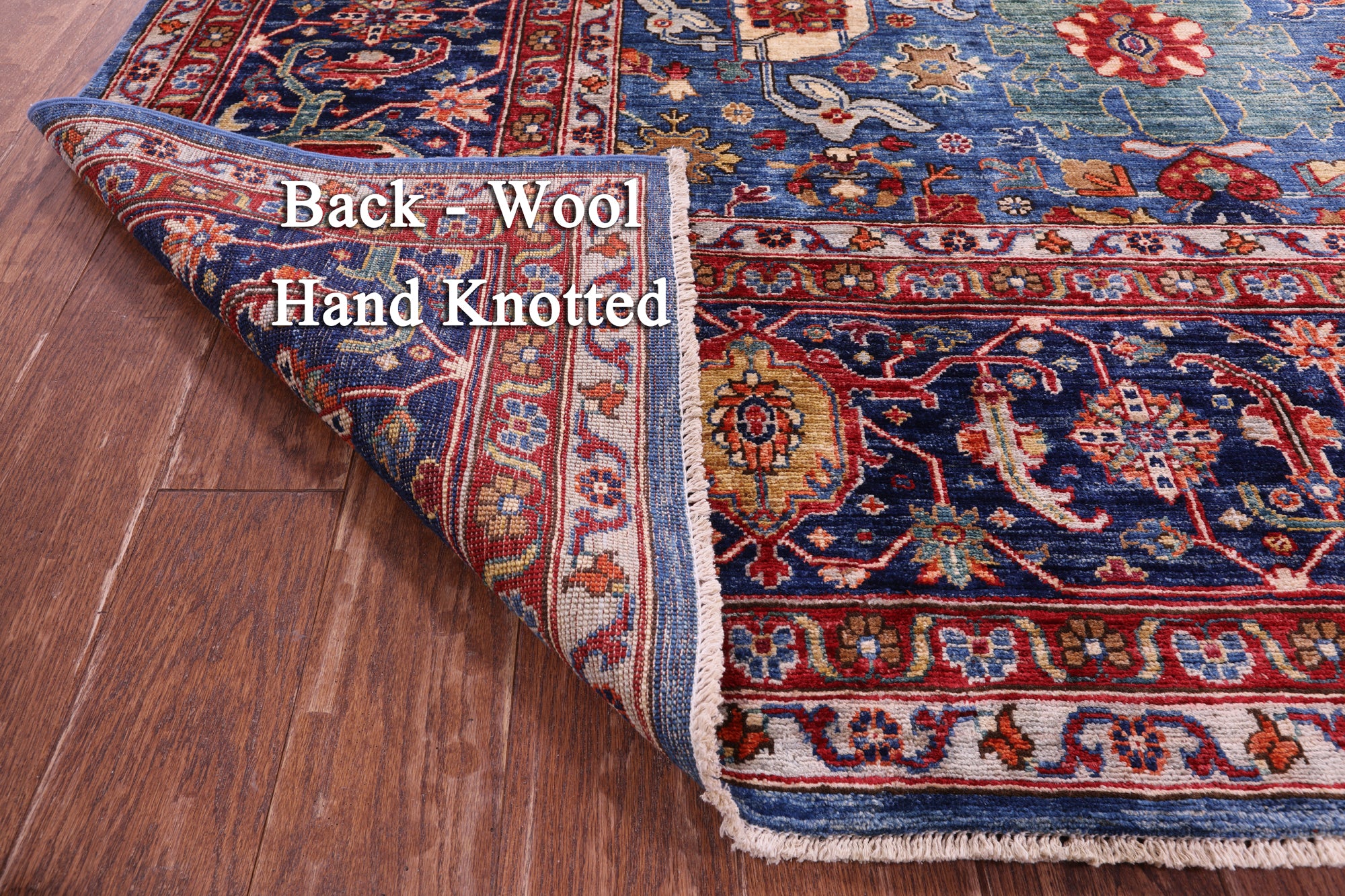 Persian Fine Serapi Handmade Wool Rug - 11' 9" X 14' 9" - Golden Nile