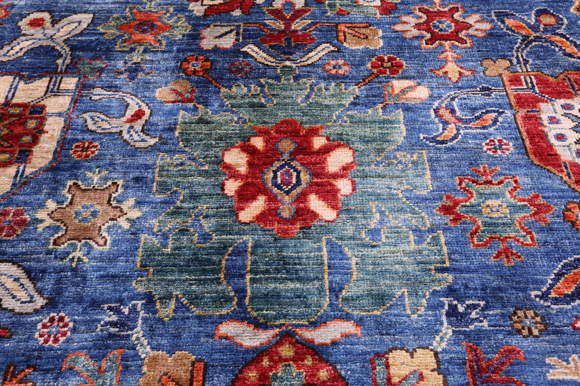 Persian Fine Serapi Handmade Wool Rug - 11' 9" X 14' 9" - Golden Nile