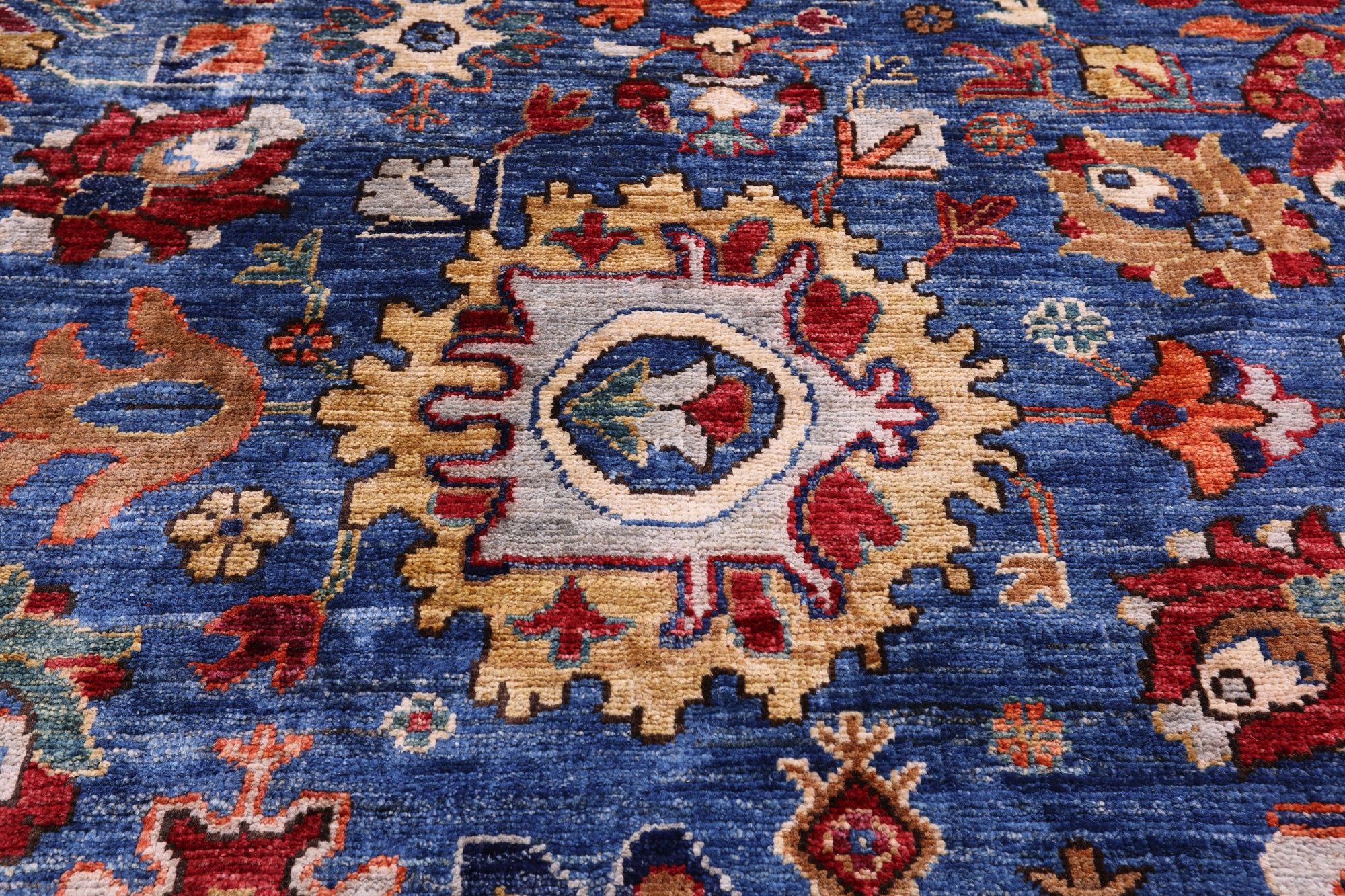 Persian Fine Serapi Handmade Wool Rug - 11' 9" X 14' 9" - Golden Nile