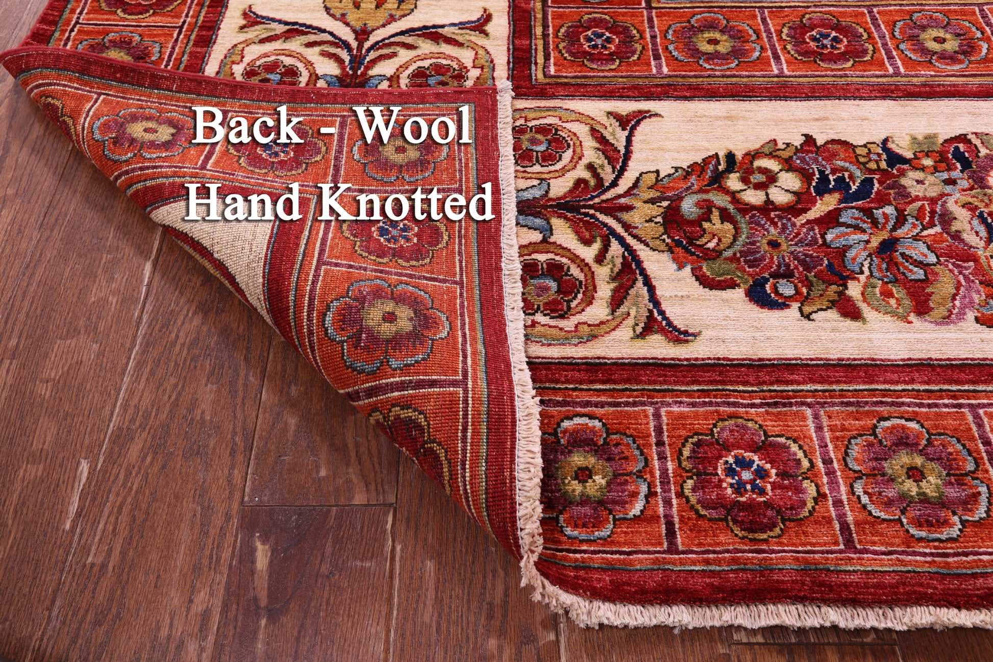 Persian Tabriz Hand Knotted Wool Rug - 11' 9" X 14' 9" - Golden Nile