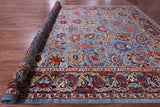 Persian Fine Serapi Hand Knotted Wool Rug - 11' 11" X 18' 4" - Golden Nile