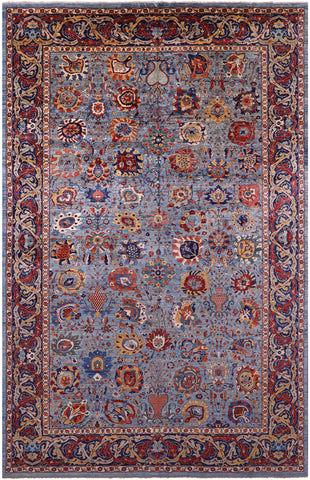 Persian Fine Serapi Hand Knotted Wool Rug - 11' 11