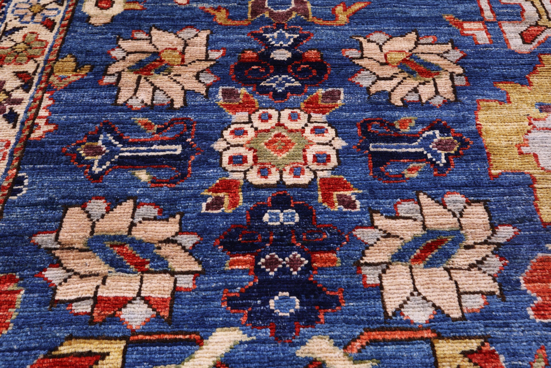 Persian Fine Serapi Handmade Wool Rug - 9' 9" X 13' 5" - Golden Nile