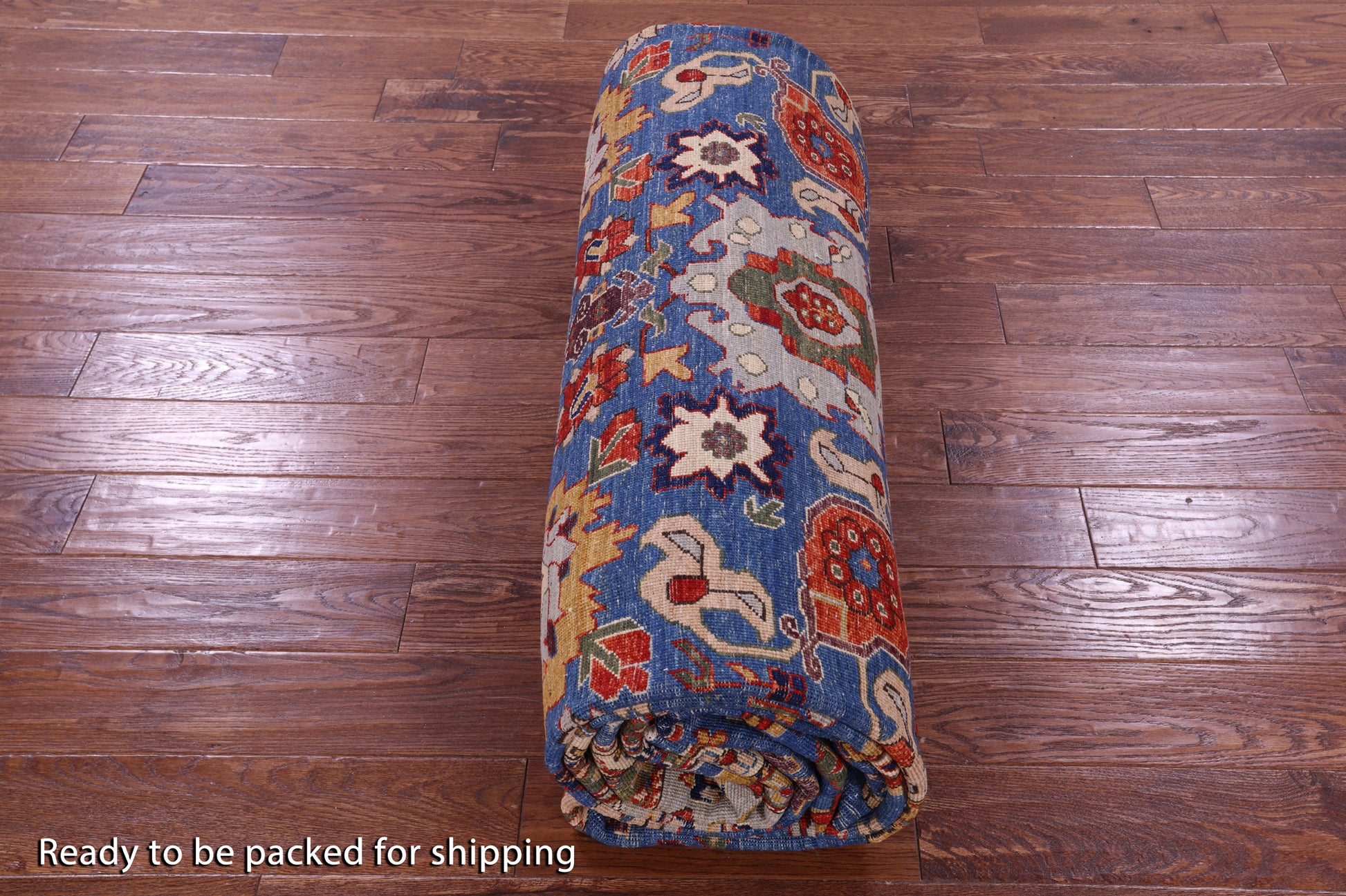 Persian Fine Serapi Handmade Wool Rug - 9' 9" X 13' 5" - Golden Nile