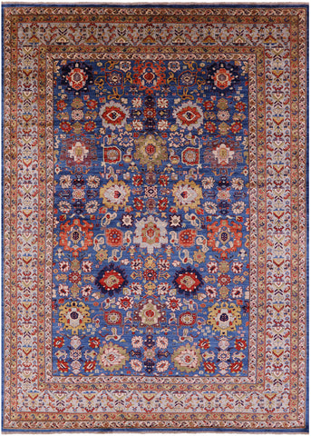 Persian Fine Serapi Handmade Wool Rug - 9' 9