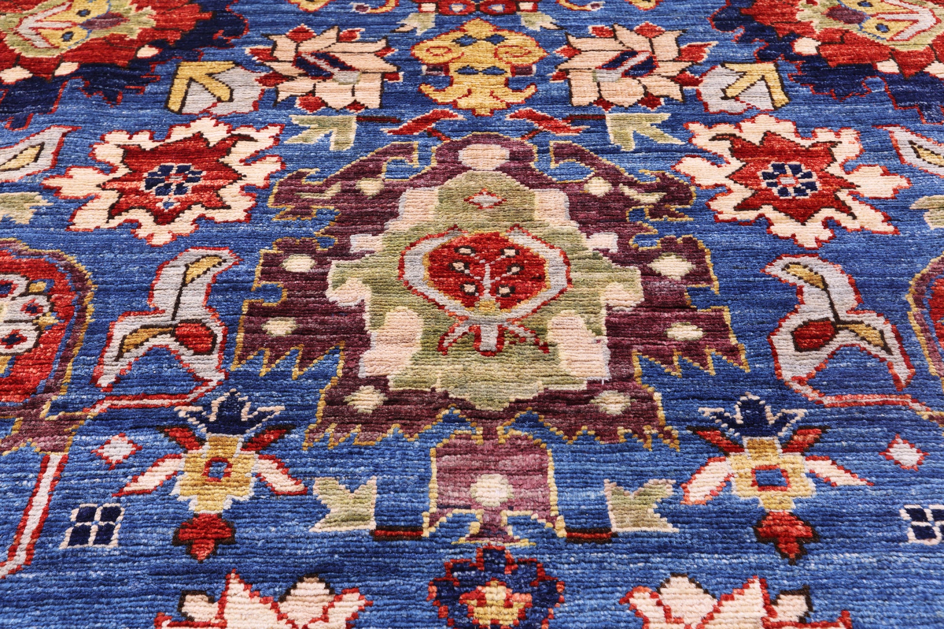 Persian Fine Serapi Handmade Wool Rug - 9' 9" X 13' 5" - Golden Nile