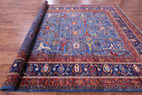 Persian Fine Serapi Hand Knotted Wool Rug - 9' 9" X 13' 6" - Golden Nile