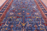 Persian Fine Serapi Hand Knotted Wool Rug - 9' 9" X 13' 6" - Golden Nile