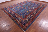 Persian Fine Serapi Hand Knotted Wool Rug - 9' 9" X 13' 6" - Golden Nile