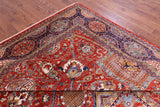 Persian Fine Serapi Handmade Wool Rug - 9' 10" X 14' 0" - Golden Nile