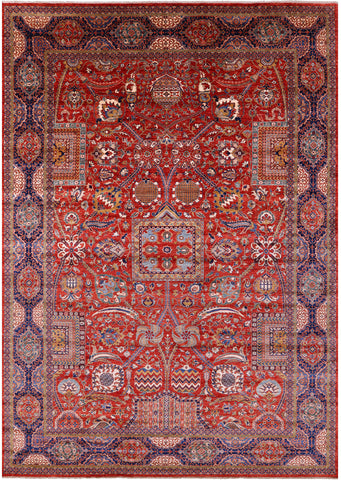 Persian Fine Serapi Handmade Wool Rug - 9' 10
