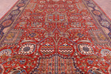 Persian Fine Serapi Handmade Wool Rug - 9' 10" X 14' 0" - Golden Nile