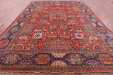 Persian Fine Serapi Handmade Wool Rug - 9' 10" X 14' 0" - Golden Nile