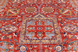 Persian Fine Serapi Handmade Wool Rug - 9' 10" X 14' 0" - Golden Nile