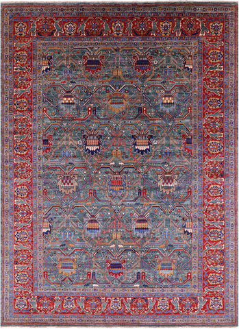 Persian Bijar Hand Knotted Wool Rug - 10' 0