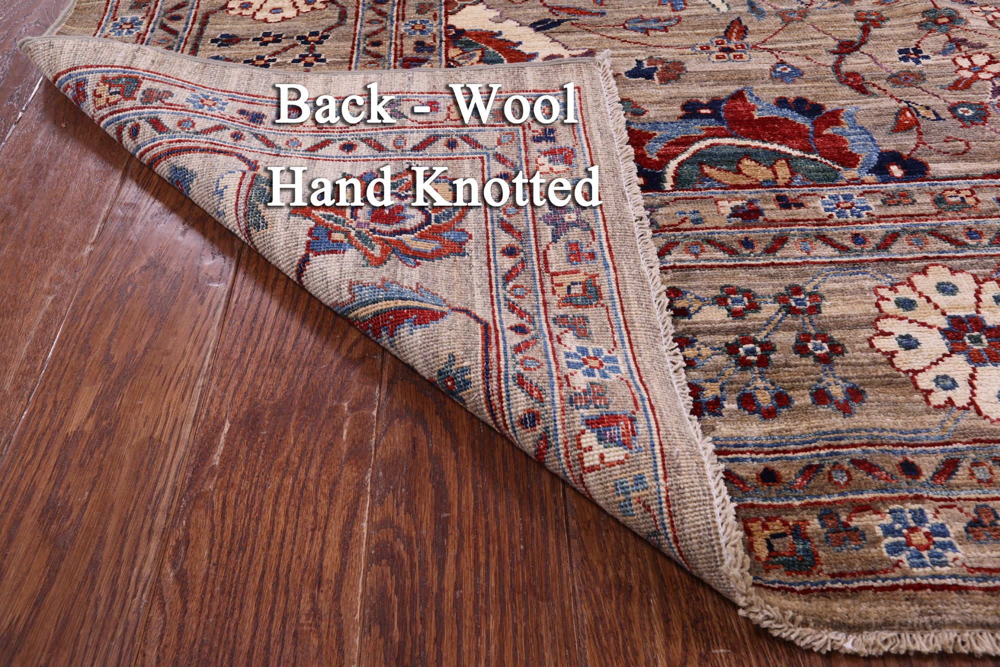 Persian Fine Serapi Hand Knotted Wool Rug - 9' 10" X 13' 7" - Golden Nile