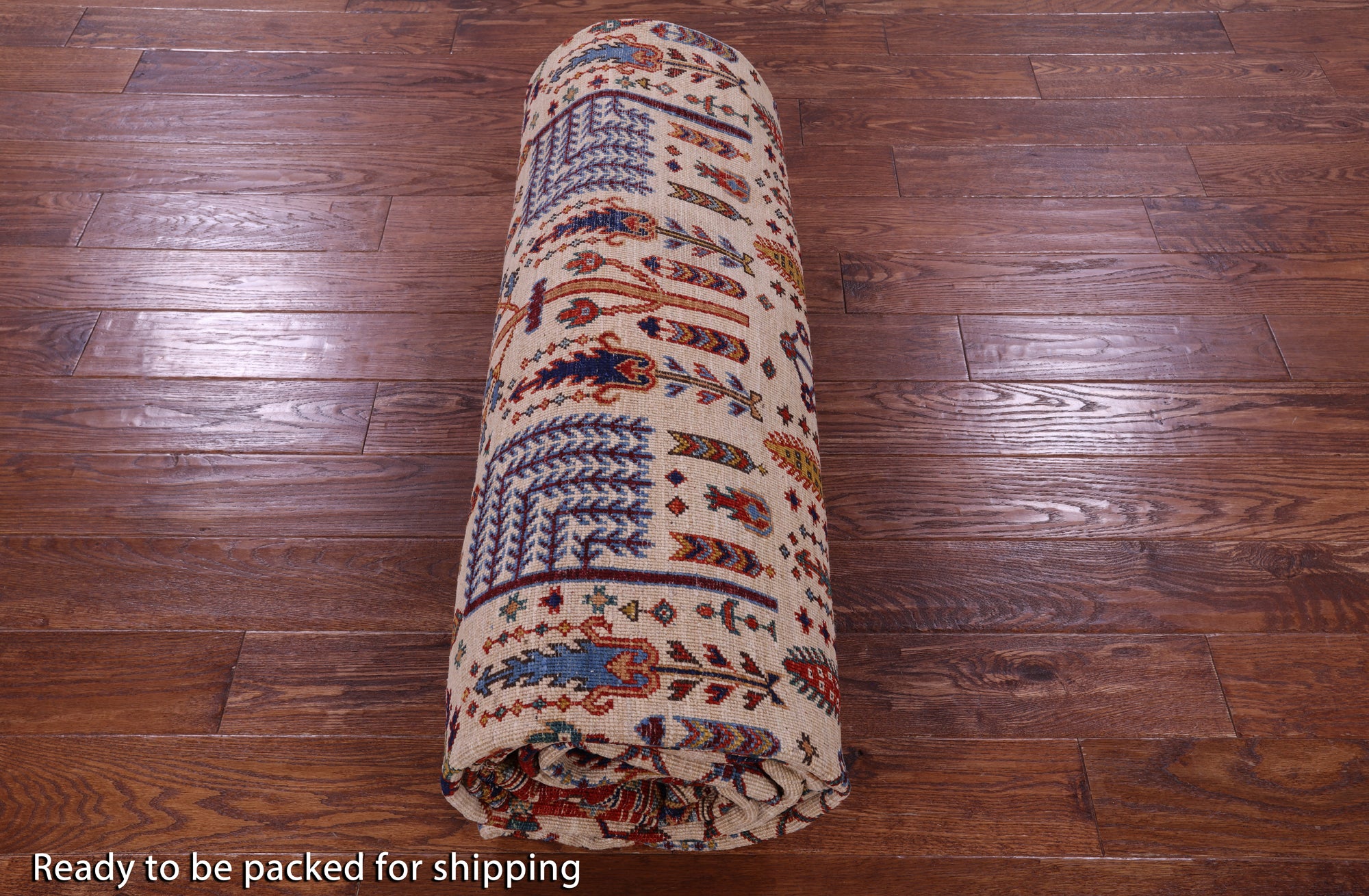 Persian Ziegler Hand Knotted Wool Rug - 9' 8" X 13' 3" - Golden Nile
