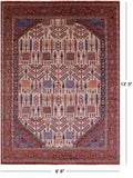 Persian Ziegler Hand Knotted Wool Rug - 9' 8" X 13' 3" - Golden Nile