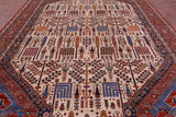 Persian Ziegler Hand Knotted Wool Rug - 9' 8" X 13' 3" - Golden Nile