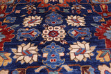 Blue Persian Fine Serapi Hand Knotted Wool Rug - 9' 10" X 13' 8" - Golden Nile